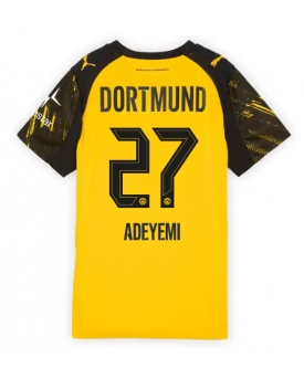 Billige Fotballdrakt Borussia Dortmund Karim Adeyemi #27 Replika Hjemmedrakt Dame 2025-26 Kortermet Billige Fotballdrakt Borussia Dortmund Karim Adeyemi #27 Replika Hjemmedrakt Dame 2025-26 Kortermet
